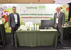 Basilio Hiang and William Chang of Luton’s Enterprise, presenting AnsiP technology which is for post harvest solutions. They recently opened a new office in the US, named Lytone Enterpirse USA inc.